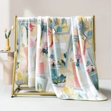 舒适睡眠！FUANNA 富安娜 印记 法兰绒毛毯 150*200cm￥49.00 5.0折 比上一次爆料上涨 ￥6.54