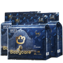 超V：babycare 皇室狮子王国纸尿裤 M126/L102/XL90片134元（需领券）
