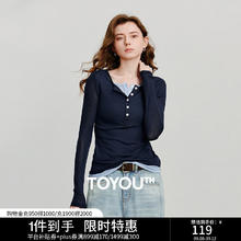 TOYOUTH 初语 女士长袖T恤 10164215972451券后109元
