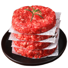 plus会员:肉鲜厨师  和牛M9原切牛肉饼 净重2斤 澳洲雪花牛肉汉堡饼馅156.73元（合52.24元/件）
