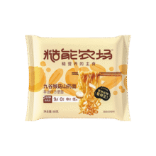 糙能农场【董生活直播间同款】九谷猴菇山药面 低钠0添加非油炸儿童方便面 九谷猴菇山药面60g*6包19.9元 (送赠品)