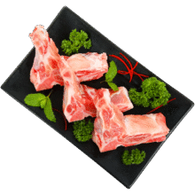 龙大肉食 黑猪脊骨块800g*5件13.97元/件 (共69.85元)