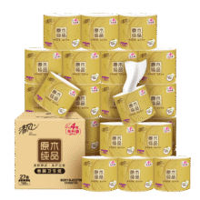 Breeze/清风 原木金装180g 卷纸 4层 27卷84.05元（合42.02元/件）