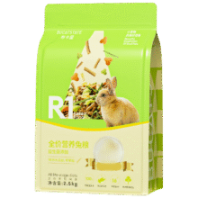 布卡星 全价营养兔粮幼兔成兔垂耳兔小宠物主粮饲料2.5kg18.8元 (券后省0.95)