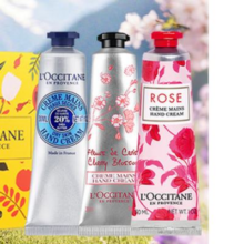 L'OCCITANE 欧舒丹 护手霜套装组合 乳木果30ML+樱花30ML+玫瑰30ML114.99元包邮