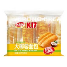 达利园 大椰蓉面包380g6.95元包邮（需试用）