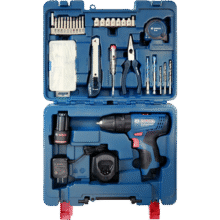 博世（BOSCH）电钻钻墙打孔多功能家用GSB120单电12V锂电（84附件+手动工具）509元