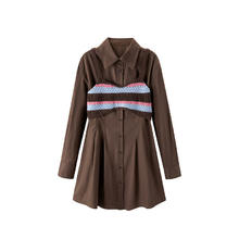 PEACEBIRD 太平鸟 女装秋冬季衬衫连衣裙A3FAD425188.5元