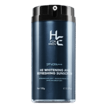 赫恩（H&E）男士清爽防晒霜男100g SPF40/PA+++户外防晒乳霜 清爽水润79元