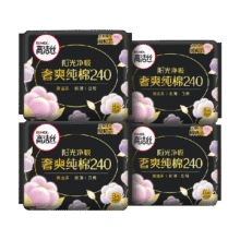 88vip、高洁丝奢爽纯棉240mm卫生巾32片16.51元+1.39金币