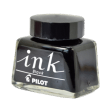 百乐（PILOT）非碳素墨水 不堵笔钢笔墨水30ml 黑色INK-30-B原装进口34.6元