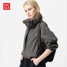 优衣库女装防风立领茄克/户外休闲连帽外套474894 478556｜京东快递 更快更好149.5元（需领券）
