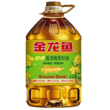 金龙鱼特香低芥酸菜籽油5L大桶装非转基因食用油物理压榨 5L*1桶60.9元