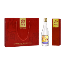 汾酒 出口玻汾 53度 清香型白酒 500ml*4瓶 礼盒装160元 包邮（双重优惠，需新人券）