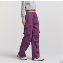Semir 森马 美式复古工装裤加绒保暖阔腿裤62元