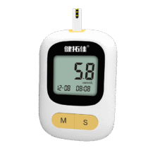 健拓佳 血糖仪家用免调码测血糖 BG201血糖仪+50试纸50针棉26.89元