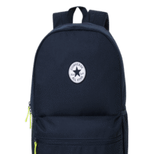 Converse 匡威儿童双肩包新款男女童书包便携背包 藏青蓝 M【30*42*15cm 约18.9L】129.4元 (送赠品,券后省0.84)