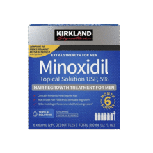 柯克兰  kirkland   可兰米诺地尔生发液5%Minoxidil原装进口男士生发防脱溢脂性脱发头发增长液6瓶343.63元拍2件(合171.81元/件)