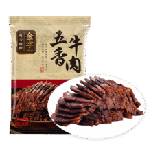 金字 五香酱牛肉卤牛肉360g  袋装开袋即食 老字号休闲零食牛肉肉脯87.1元 (券后省0.88)