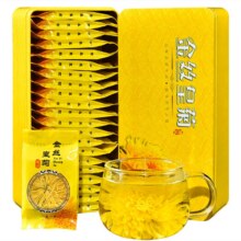 饮矿【拍二发三】金丝皇菊特大菊花级独立装一朵一杯养生茶礼盒20朵18.9元（需领券）