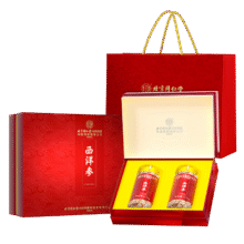北京同仁堂 西洋参礼盒装 110g*2瓶158元