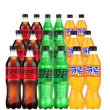 可口可乐 无糖零度可乐雪碧芬达500ml*18瓶35.9元（需领券）
