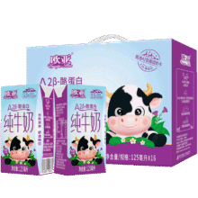欧亚 A2-β酪蛋白纯牛奶 利乐砖 纯牛奶 125ml 16盒 *4件157.68元（需领券，合39.42元/件，返9.98元卡后）