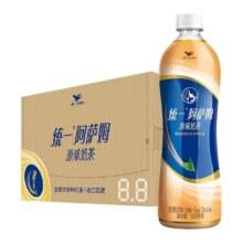 再降价:统一阿萨姆原味奶茶500ml*6瓶15.15元+淘金币