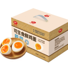 NSF无抗可生食双认证！神丹 无抗可生食双认证鲜鸡蛋 3斤 30枚￥24.90 5.0折