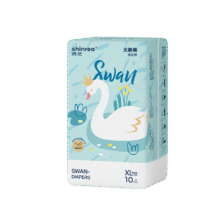 爽然（shinrea）爽然天鹅纸尿裤XL10片柔薄透气尿不湿【品牌直供 安心品质】4.95元（需领券）