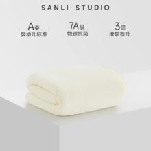 有券的上：SANLI 三利 抗菌加厚不掉毛大浴巾75*140cm券后10.9元