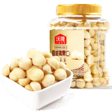 沃隆 夏威夷果仁500g38.27元包邮（需试用）