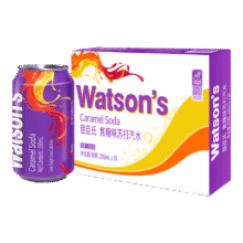 屈臣氏（Watsons）苏打水 汽泡水调酒饮料mini整箱装焦糖味200ml*30罐50元（需领券）