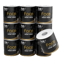 洁柔黑face卷纸无香4层140g10卷15.5元