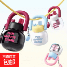 20点：网红可爱水杯双饮拎拎水壶大容量便携塑料杯子学生女 蓝白色800ml10.01元（买一送一，合 5 元/件）