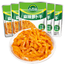 吉香居麻辣萝卜干30g香辣脆麻辣咸菜萝卜干下饭菜小袋榨菜即食 吉香居麻辣萝卜干30g*5袋5元