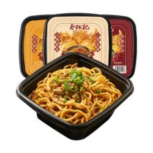蔡林记即食热干面方便面卤牛肉味原味黑鸭脖味3口味255g*3盒早餐速食面23.9元 (满2件9折,券后省0.9,月销3000+)
