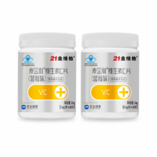 民生 21金维他 麦金利®维生素C片36g（0.6g×60片）*2瓶