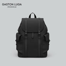 Gaston Luga 防泼水双肩大容量电脑包 16英寸 典雅黑766.02元