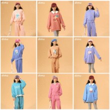 2025春秋新款！dimu 笛牧女童长袖卫衣套装（100-160cm）多款￥65.00 1.6折