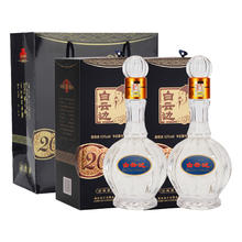 白云边 二十年 陈酿 53%vol 兼香型白酒 450ml*6瓶 整箱装775.5元