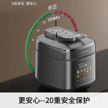 国家补贴：九阳 5升用一锅双胆多功能百千帕0涂层316L内胆IH Y-50IHZ3 免排汽IH加热 5L419.13元
