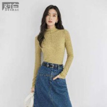 1日10点、超V会员：DUIBAI 对白DUIBAI 对白 半高领女式针织衫49元包邮