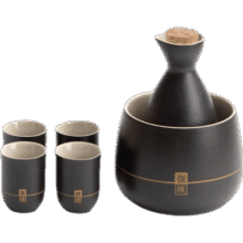 南山先生 微醺温酒器烫酒壶家用黄酒电热白酒黑陶烫酒器复古中式酒杯酒具 4杯+温酒器86.2元 (券后省0.88)