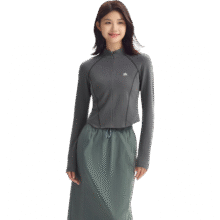 森马梅花系列长袖T恤女短款插肩袖立领紧身春秋上衣10952410100937.5元（需领券）