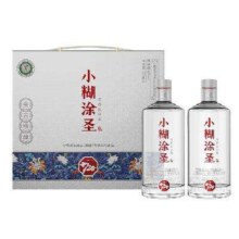 预售：小糊涂仙 小糊涂圣 720银钻 52度 浓香型白酒 500ml*2瓶 礼盒装149元 包邮（定金1元，可抵51元）