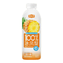100%苹果汁凤梨汁荔枝果汁900ml大瓶装饮料夏季饮品清爽解腻 【3瓶】100%凤梨汁15.9元 (每满300减30,券后省4,月销1000+)