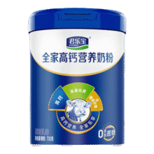 君乐宝成人奶粉全家高钙营养奶粉 全家粉单听700克59.8元 (每满300减30)