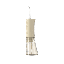 博皓（prooral）电动冲牙器便携式洗牙冲水器家用冲洗器牙齿清洁器水牙线牙垢去除工具口腔清洗器正畸 立式手持F29 奶油黄189元 (每满209减80,券后省20)