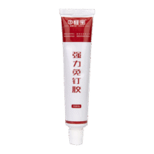 硅宝免钉胶玻璃胶水强力胶粘墙瓷砖免打孔置物架密封胶60g无需胶枪12.8元 (券后省200)